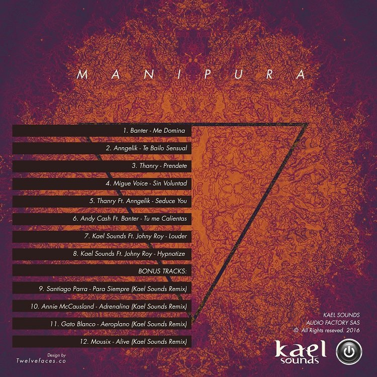 Kael Sounds - Manipura Contraportada