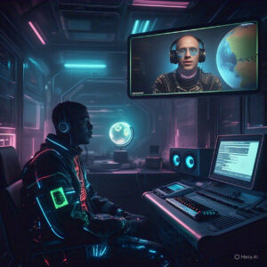 Equipo de producción musical trabajando en sesión virtual - Kael Sounds